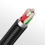 TRUSMI CA47-12 100W Type C to Type C LED Aluminum Alloy Braided Cable