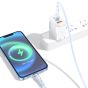 TRUSMI 20W Type C to iPhone Blue Cable (1M)