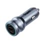 TRUSMI 55W 2 Type C & USB-L Metal Car Charger Sliver