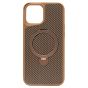 Brilliance LUX iPhone 12 Pro Max 360° Rotating Magnetic Metal Bracket Carbon Fiber Pattern Matte PC+TPU Phone case Gold