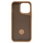 Brilliance LUX iPhone 13 Pro 360° Rotating Magnetic Metal Bracket Carbon Fiber Pattern Matte PC+TPU Phone case Gold
