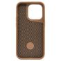 Brilliance LUX iPhone 14 Pro 360° Rotating Magnetic Metal Bracket Carbon Fiber Pattern Matte PC+TPU Phone case Gold