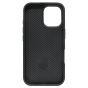 Brilliance LUX iPhone 16 360° Rotating Magnetic Metal Bracket Carbon Fiber Pattern Matte PC+TPU Phone case Black