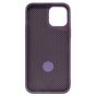Brilliance LUX iPhone 12 Pro Max 360° Rotating Magnetic Metal Bracket Carbon Fiber Pattern Matte PC+TPU Phone case Purple