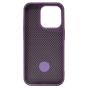 Brilliance LUX iPhone 15 Pro 360° Rotating Magnetic Metal Bracket Carbon Fiber Pattern Matte PC+TPU Phone case Purple