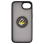 Brilliance LUX iPhone 16E Hybrid Shell Anti-shock Ring Kickstand TPU Matte Case Black