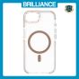 Brilliance LUX iPhone 16E Clear Magnetic Hybrid TPU + Acrylic Phone Case Brown