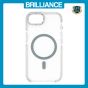 Brilliance LUX iPhone 16E Clear Magnetic Hybrid TPU + Acrylic Phone Case Gray