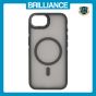 Brilliance LUX iPhone 16E Silicone-Feel Magnetic Hybrid TPU + PC Phone Case Black