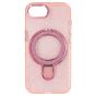 Brilliance LUX iPhone 16E Glitter Sparkle Magnetic Clear TPU + Acrylic with Kickstand Phone Case Pink