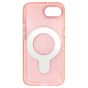 Brilliance LUX iPhone 16E Glitter Sparkle Magnetic Clear TPU + Acrylic with Kickstand Phone Case Pink