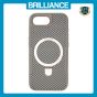 Brilliance LUX iPhone 16E TPU+PC Magnetic Airbag Anti-fall Phone Case Gray