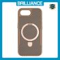 Brilliance LUX iPhone 16E TPU+PC Magnetic Airbag Anti-fall Phone Case Gold