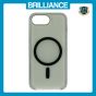 Brilliance LUX iPhone 16E High-Clarity Transparent Clear PC Magnetic Phone Case Black