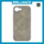 Brilliance LUX iPhone 16E Matte Magnetic TPU+PC+PU leather Phone Case Gray