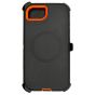 Brilliance HEAVY DUTY iPhone 16E (Pro Series) + Magnetic Case Black + Orange