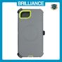 Brilliance HEAVY DUTY iPhone 16E (Pro Series) + Magnetic Case Dark Gray + Green
