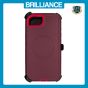 Brilliance HEAVY DUTY iPhone 16E (Pro Series) + Magnetic Case Dark Red