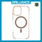 Brilliance LUX iPhone 17 Clear Magnetic Hybrid TPU + Acrylic Phone Case Brown
