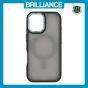 Brilliance LUX iPhone 17 Silicone-Feel Magnetic Hybrid TPU + PC Phone Case Gray