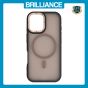 Brilliance LUX iPhone 17 Silicone-Feel Magnetic Hybrid TPU + PC Phone Case Desert Titanium