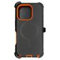 Brilliance HEAVY DUTY iPhone 17 (Pro Series) + Magnetic Case Black + Orange