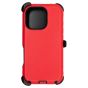 Brilliance HEAVY DUTY iPhone 17 (Pro Series) Case Red Black
