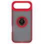 Brilliance LUX iPhone 17 Air Hybrid Shell Anti-shock Ring Kickstand TPU Matte Case Red