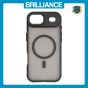 Brilliance LUX iPhone 17 Air Silicone-Feel Magnetic Hybrid TPU + PC Phone Case Black