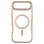 Brilliance LUX iPhone 17 Air Chrome-Plated Magnetic Clear TPU + Acrylic Phone Case Gold Titanium