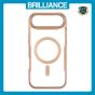 Brilliance LUX iPhone 17 Air Chrome-Plated Magnetic Clear TPU + Acrylic Phone Case Gold Titanium