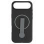 Brilliance LUX iPhone 17 Air Silicone with BackSide 360Â° Rotating Wrist Strap Magnetic Phone Case Black
