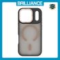 Brilliance LUX iPhone 17 Pro Silicone-Feel Magnetic Hybrid TPU + PC Phone Case Desert Titanium