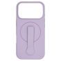 Brilliance LUX iPhone 17 Pro Silicone with BackSide 360Â° Rotating Wrist Strap Magnetic Phone Case Purple
