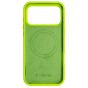 Brilliance LUX iPhone 17 Pro Magnetic Solid Silicone with Open-Area Camera Cutout Phone Case Green