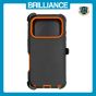 Brilliance HEAVY DUTY iPhone 17 Pro (Pro Series) + Magnetic Case Black + Orange