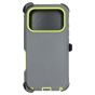 Brilliance HEAVY DUTY iPhone 17 Pro (Pro Series) + Magnetic Case Dark Gray + Green