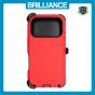 Brilliance HEAVY DUTY iPhone 17 Pro (Pro Series) + Magnetic Case Red + Black