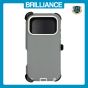Brilliance HEAVY DUTY iPhone 17 Pro (Pro Series) Case Grey White