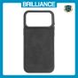 Brilliance LUX iPhone 17 Pro Max Matte Magnetic TPU+PC+PU leather Phone Case Black
