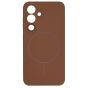 Brilliance LUX iPhone 17 Pro Max Magnetic Solid Silicone with Open-Area Camera Cutout Phone Case Brown