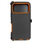 Brilliance HEAVY DUTY iPhone 17 Pro Max (Pro Series) + Magnetic Case Black + Orange