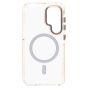 Brilliance LUX Samsung S25 Clear Magnetic Hybrid TPU + Acrylic Phone Case Brown