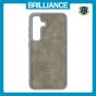 Brilliance LUX Samsung S25 Matte Magnetic TPU+PC+PU leather Phone Case Gray