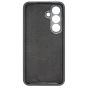 Brilliance LUX Samsung S25 Magnetic Solid Silicone with Open-Area Camera Cutout Phone Case Black