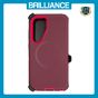 Brilliance HEAVY DUTY Samsung S25 (Pro Series) + Magnetic Case Dark Red