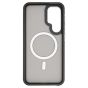 Brilliance LUX Samsung S25 Plus Silicone-Feel Magnetic Hybrid TPU + PC Phone Case Gray