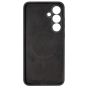 Brilliance LUX Samsung S25 Plus Magnetic Solid Silicone with Open-Area Camera Cutout Phone Case Black