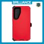 Brilliance HEAVY DUTY Samsung S25 Plus (Pro Series) Case Red Black