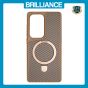 Brilliance LUX Samsung S25 Ultra TPU+PC Magnetic Airbag Anti-fall Phone Case Gold